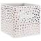 DII® 11" Nonwoven Polyester Small Dots Storage Cubes, 4ct.